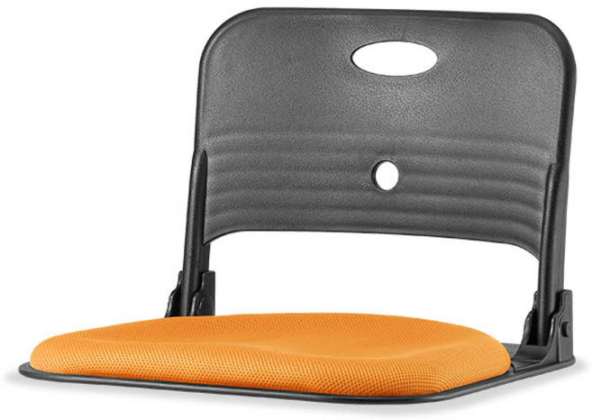 [에이플랜체어]D3 접이식 좌식의자(DE330), 블랙, 1개