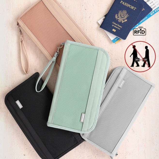 우아한클릭 RFID 차단 여권케이스 여권지갑