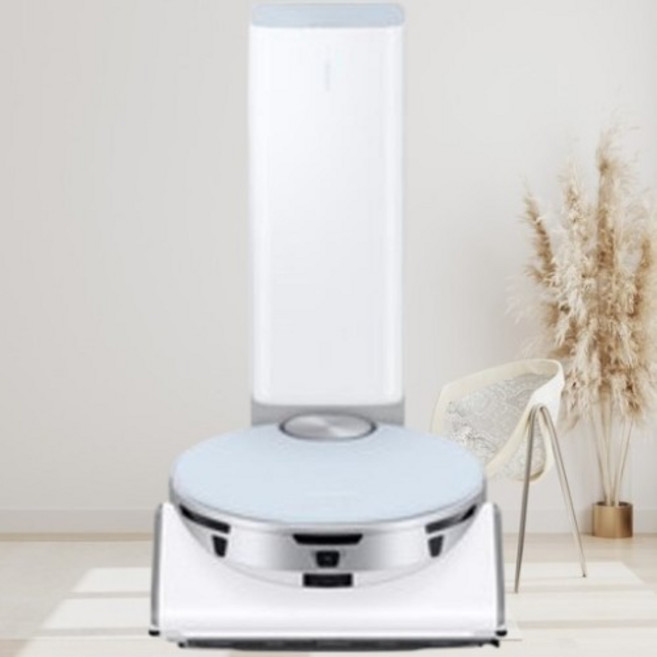 삼성전자 BESPOKE 제트봇AI 로봇청소기 방문설치, VR50T95935B, 새틴 스카이 블루