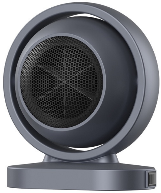 가정용 동계 심플 탁상용 서큘레이터형 전기 온풍기, 그레이, A1