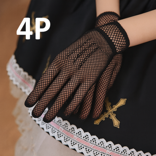 망사장갑 운전장갑 파티용 여성 여름용 망사 장갑 레이스 브라이더샤워 용품