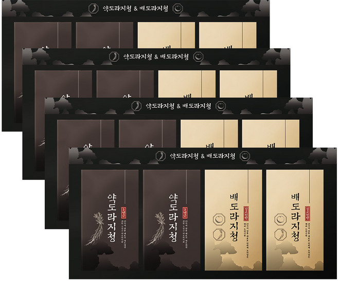 참앤들황토농원 프리미엄 약도라지청 배도라지청 선물세트, 4개, 1kg