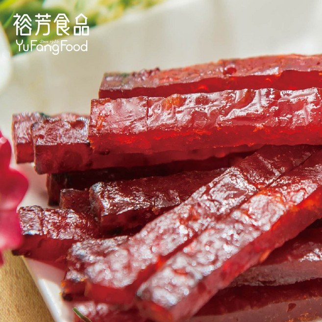 裕芳食品 辣金條肉乾 香辣夠味 獨立包裝 方便攜帶, 1個