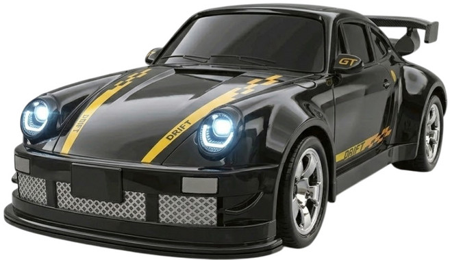 UB 미니 드리프트 RC카 4WD 초소형 1:64 스케일 고속 레이싱 자동차 취미용 선물, 1개, 블랙타입A