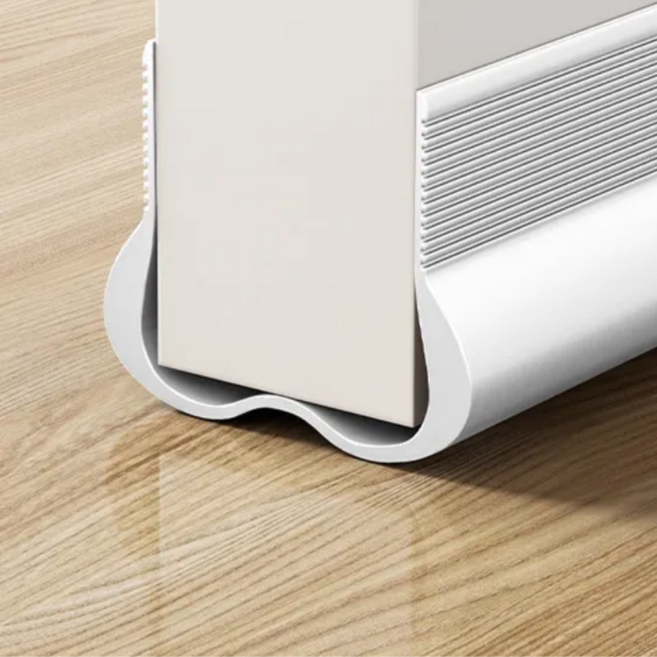 침실 방문용 문틈 문하단 밀폐 방음 차단 스트립 바람막이, 1개