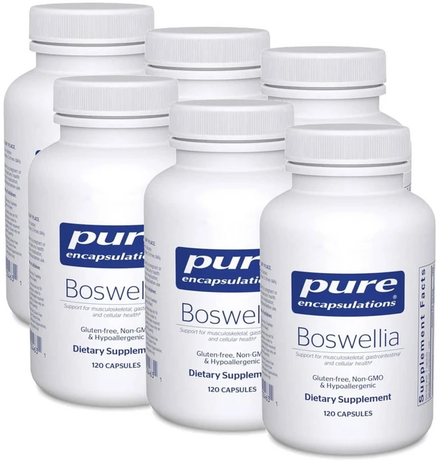 퓨어인캡슐레이션 보스웰리아 캡슐 Pure Encapsulations Boswellia, 6개, 120정 - 쿠팡