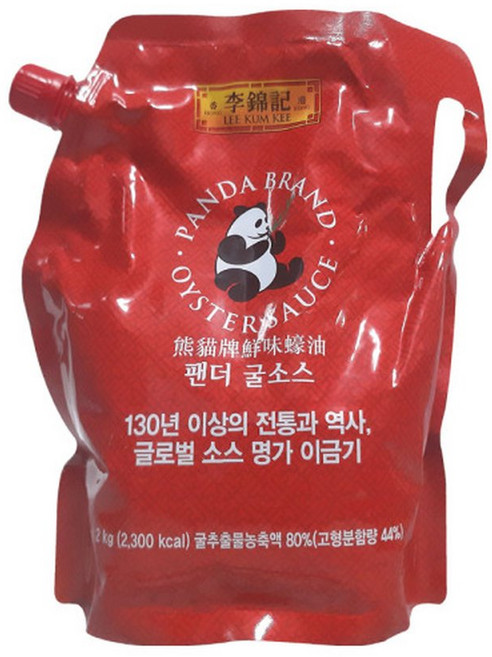 이금기 팬더굴소스 2kg(스파우트팩) 오뚜기 중화요리소스, 1개, 2kg