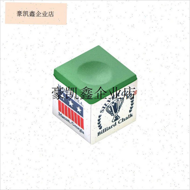 대회쵸크 일본 당구고급초크 당구 KAMUI 선수용쵸크, 은컵초콜릿가루1조각-그린**, 1개