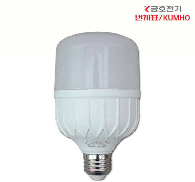 [번개표]LED 벌브 40W 볼타입 26베이스 전구색 주광색, 주광색(하얀빛):주광색, 1개