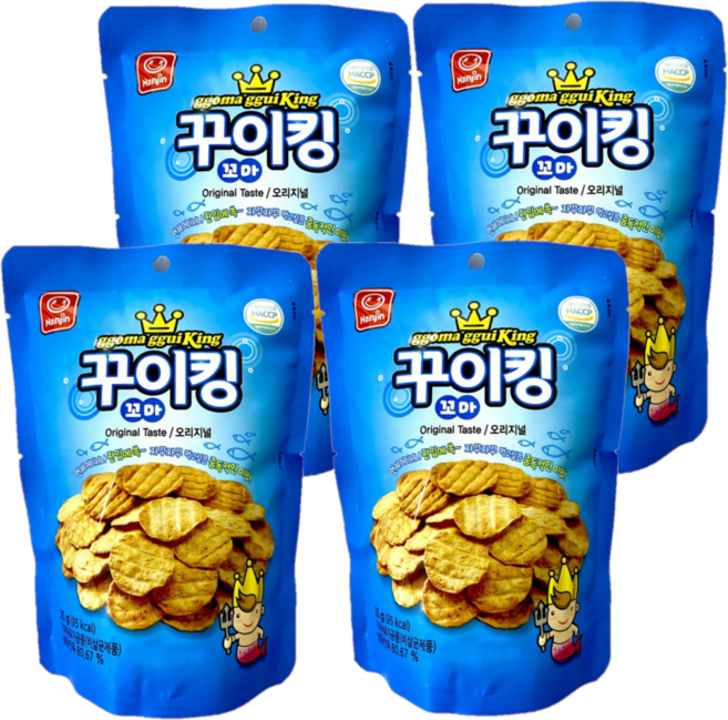한진식품 꼬마꾸이킹 오리지날, 25g, 4개