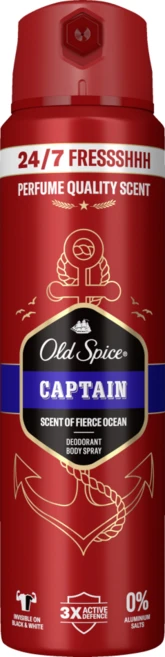 올드 스파이스 Old Spice 데오 스프레이 캡틴, 1개, 150ml - 쿠팡