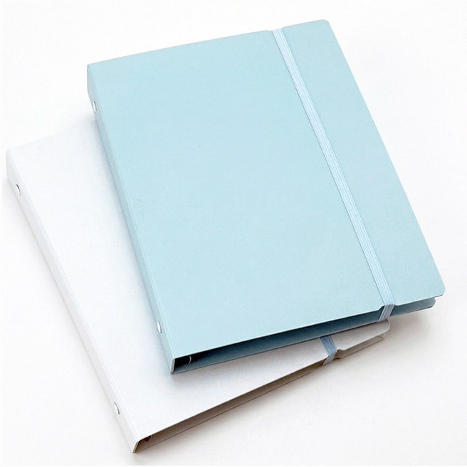 A5 대용량 바인더 포토카드 앨범 리필 속지 추가형 밴딩형 콜렉트북, 20매, 화이트