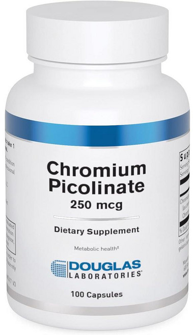 더글라스랩 크롬 피콜리네이트 250mcg 캡슐 Douglas Laboratories Chromium Picolinate, 100정, 1개