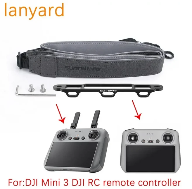 드론 리모컨 랜야드 넥스트랩 슬링 DJI 미니 3 프로 RC 에어 4 액세서리, 1개