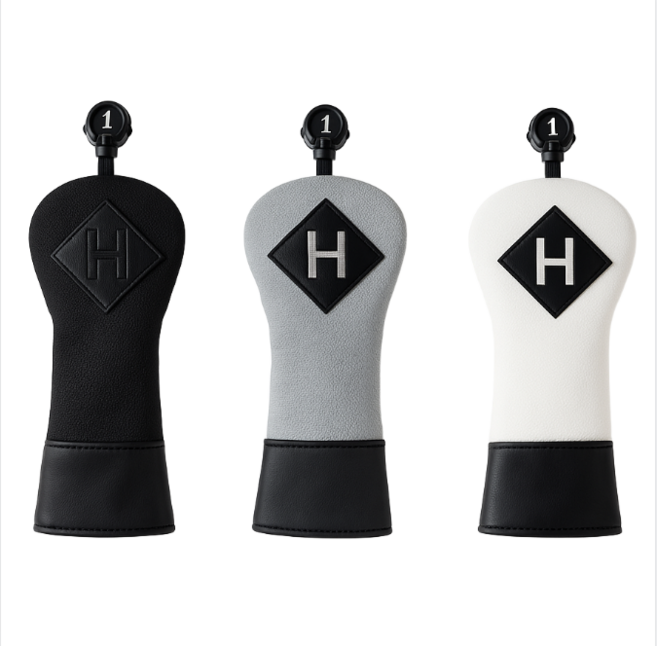 디오이보 에르네뜨 골프 하이브리드 유틸리티 헤드커버, 1개, 화이트