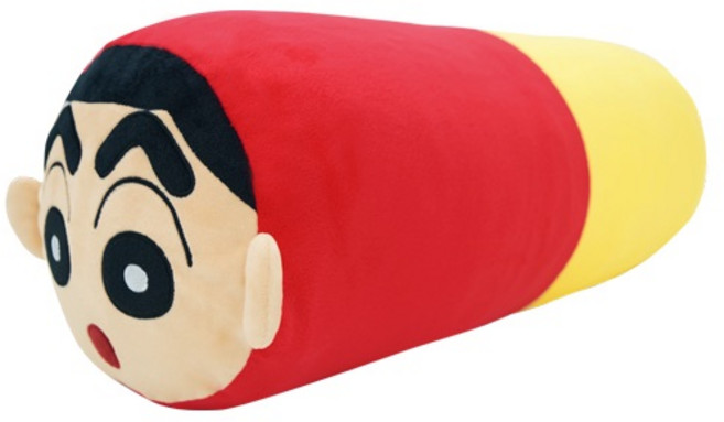 하라홈 짱구는못말려 극세사 얼굴 프린트 자수 원통쿠션 4type, 짱아 원통쿠션