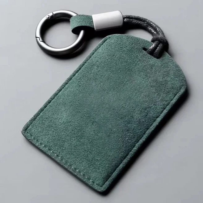 (호환)Tesla BMW Toyota 및 Honda 자동차에 최적한 9x6cm 카드 키 가죽 케이스. NFC 보호 열쇠고리., 02 Shell   Cord G