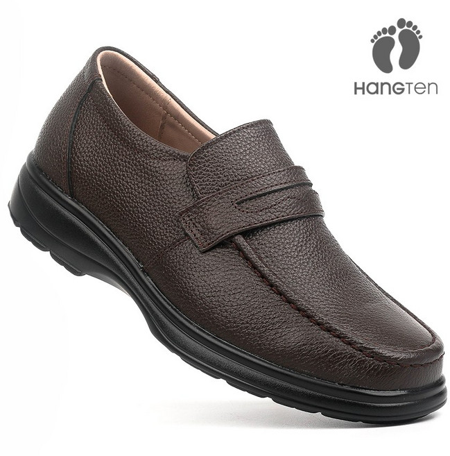 행텐 이제이슈즈 소가죽 남성 가볍고 발편한 왕관 로퍼 스니커즈 캐주얼화 남자 슬립온 신발 컴포트화 구두 스티치