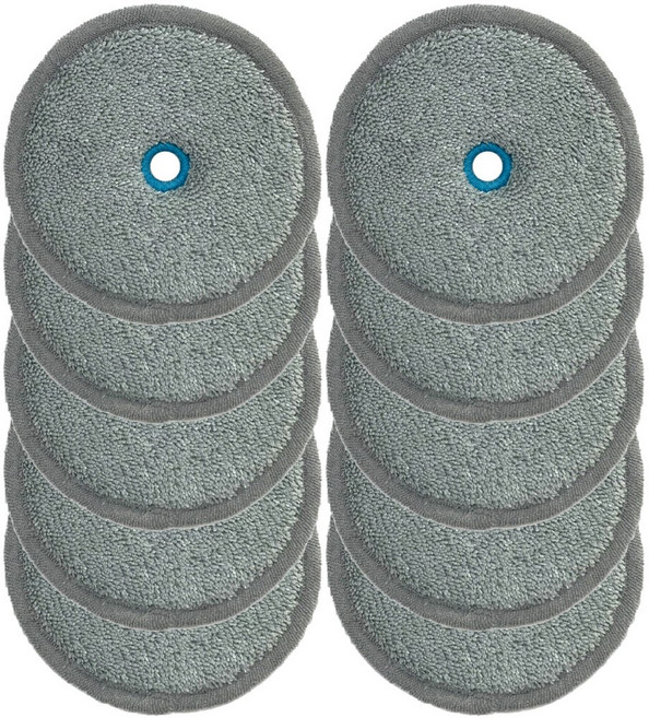 에브리봇 청소기 극세사 물걸레패드 호환 (엣지 쓰리스핀), 10개