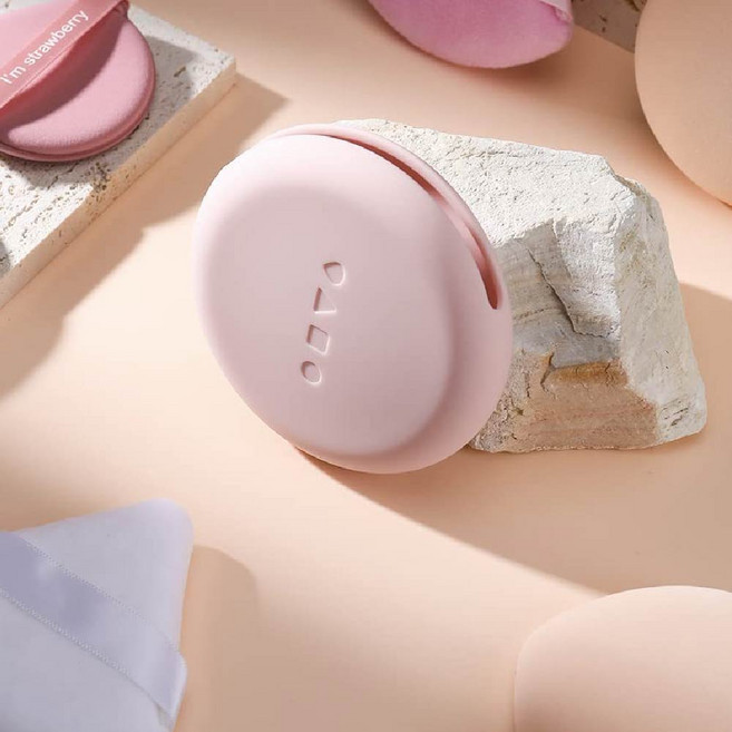 [DND] 쿠션팩트공병 실리콘퍼프케이스 미니쿠션용기, 본상품