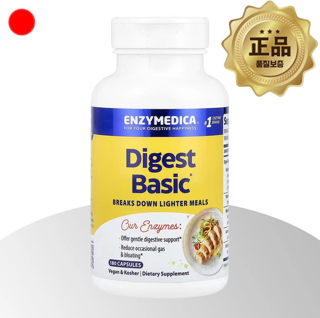 엔자이메디카 다이제스트 베이직 180캡슐, 180정, 1개 - 쿠팡