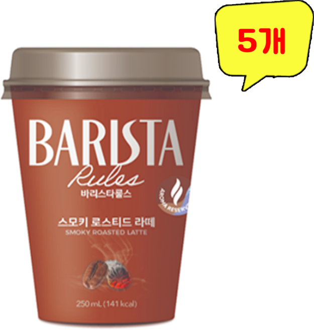 매일)바리스타스모키, 250ml, 5개, 250mL