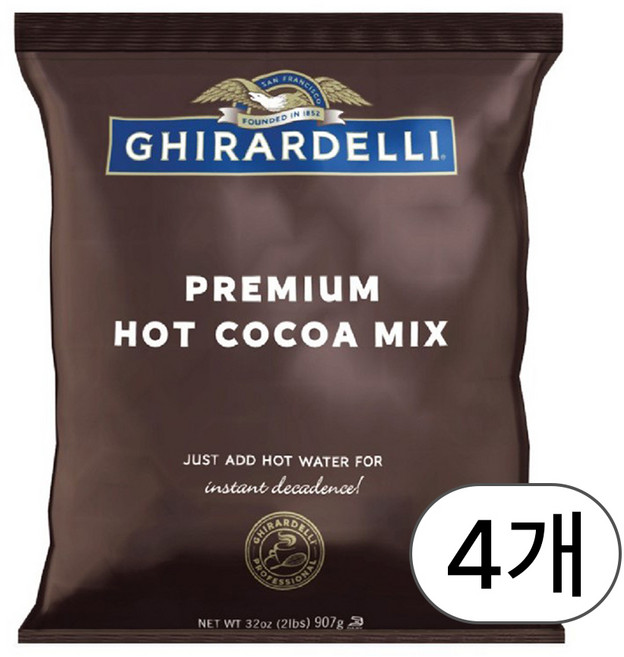 기라델리 핫초코 파우더 907g 1박스 4개, 1개입