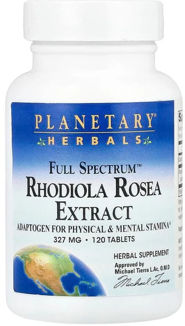 Planetary Herbals Full Spectrum™ 홍경천 추출물 120정(1정당 327mg) PTF-10558, 1개, 120정 - 쿠팡
