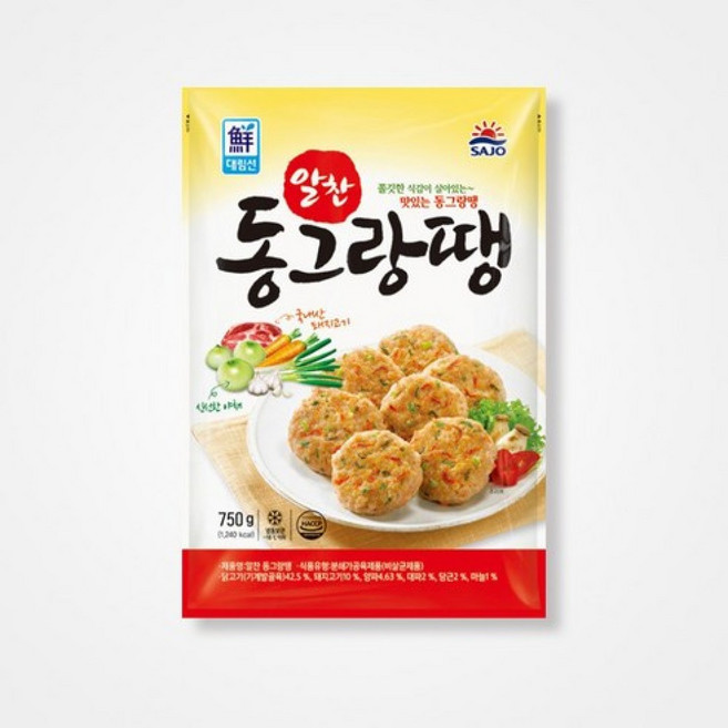 대림 알찬 동그랑땡 750g, 1개
