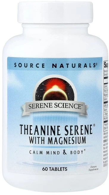 소스네츄럴스 Serene Science 테아닌 60정, 1개 - 쿠팡
