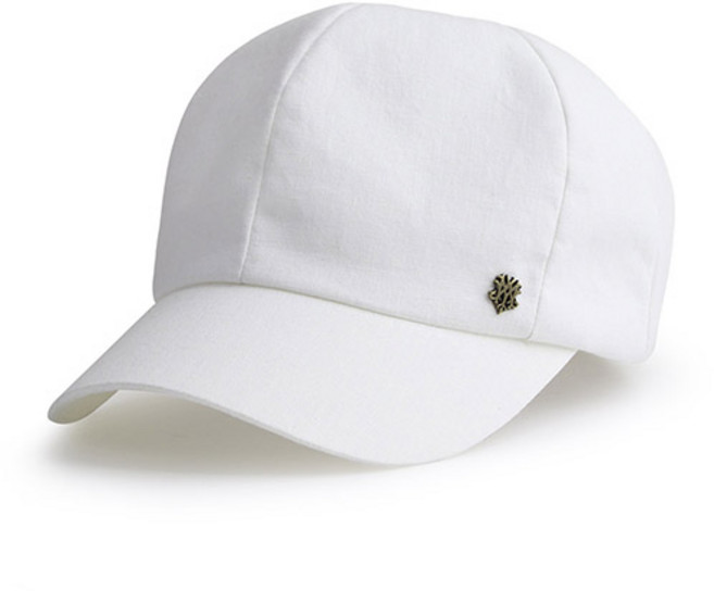 MQUM 여성 린넨 프란시스 골프 모자 땀 흡수패드 모자케이스 구성, 아이보리