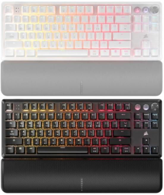 커세어 K70 PRO TKL MGX 래피드트리거 게이밍 기계식 키보드 마그네틱축 화이트