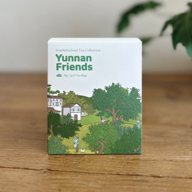 [운남프렌즈] 유기농 운남고수차 3종 티콜렉션 [원산지:중국], 2g, 9개입