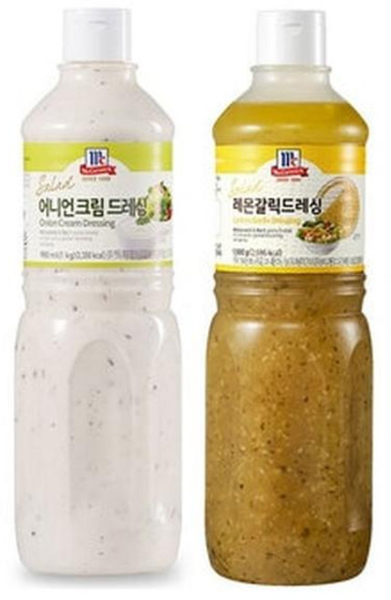 [코스트코]맥코믹어니언크림드레싱 1kg + 레몬갈릭드레싱1.1kg, one option