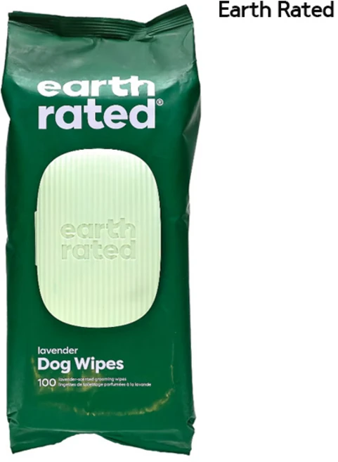 Earth Rated 얼스레이티드 반려견용 물티슈 라벤더향 100장, 1개, 100개 - 쿠팡