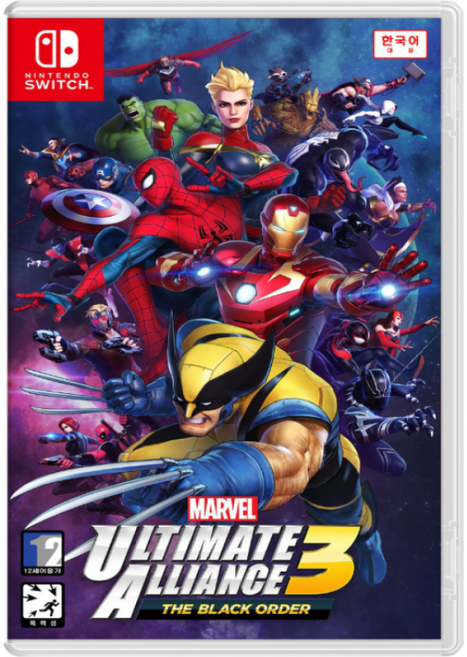 [중고] [스위치] 마블 얼티밋 얼라이언스3 더 블랙 오더 한글판 Marvel Ultimate Alliance3 닌텐도 정품칩 NS SWITCH