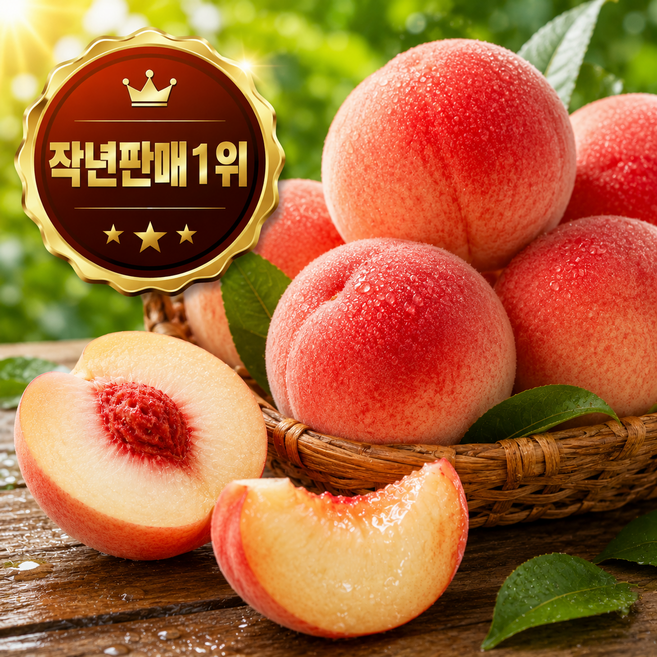 [100박스한정 복숭아] 작년판매1위 특상품 초고당도 신비복숭아, 1박스, 2kg