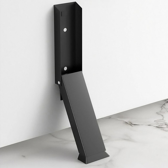 아르디스 무타공 자석 현관 도어스토퍼, 블랙, 1개