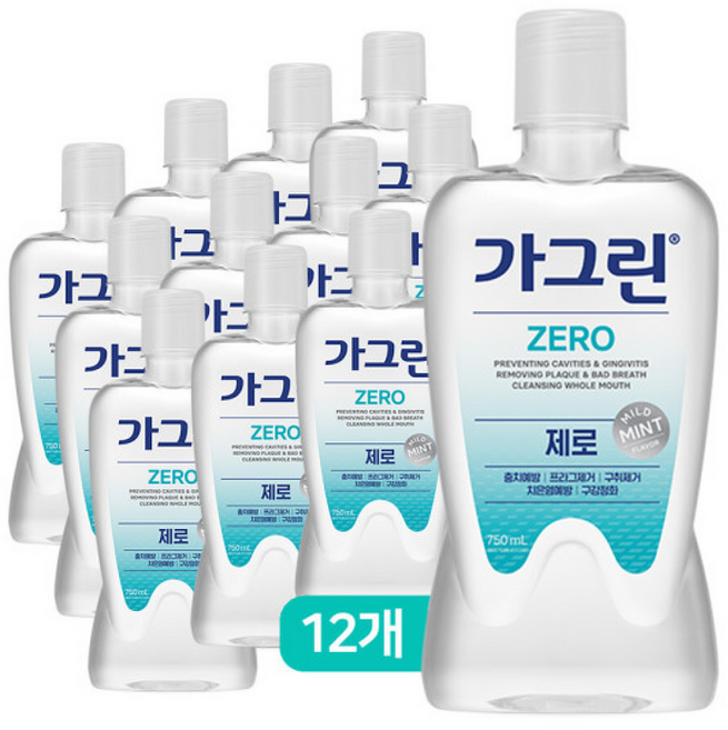 가그린 제로, 1개, 750ml
