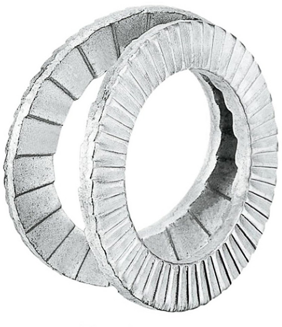 304 스테인리스 웨지라킹 와셔, 1개, 7.6mm, M4