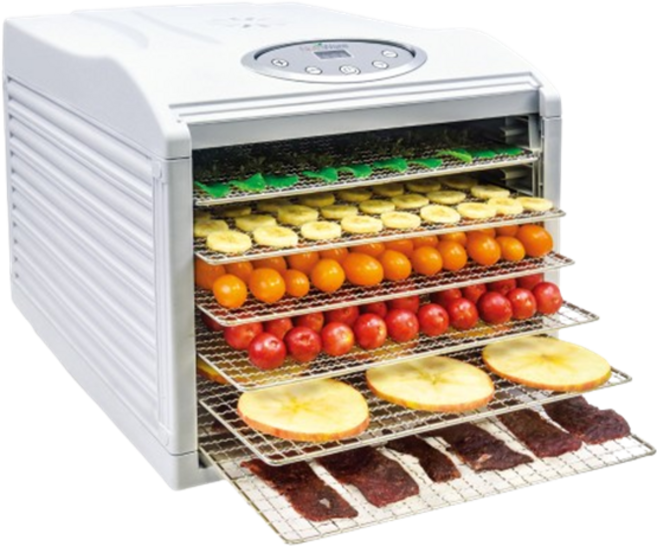 Nutriware 六層乾果機 食物乾燥機 果乾機 烘乾機 不鏽鋼層架 NFD-815D(溫度以攝氏顯示), NFD-815D