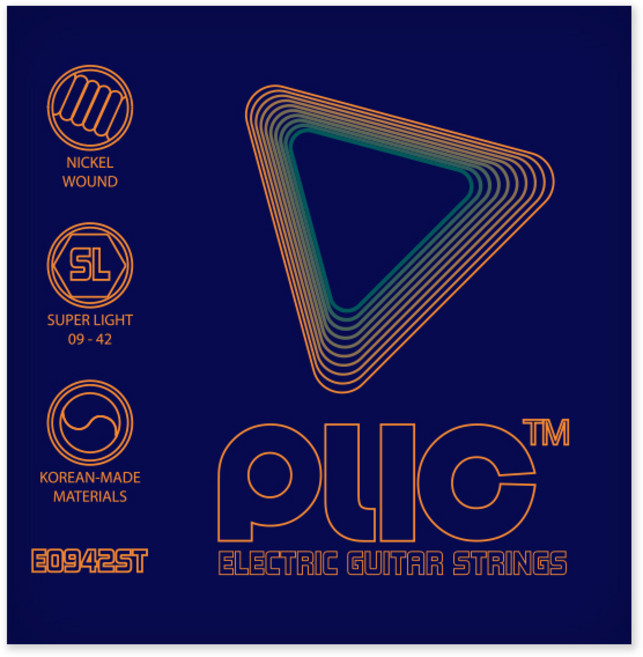 E0942ST 플릭 일렉줄 Nickel wound Super light 09-42 기타 스트링, 1개
