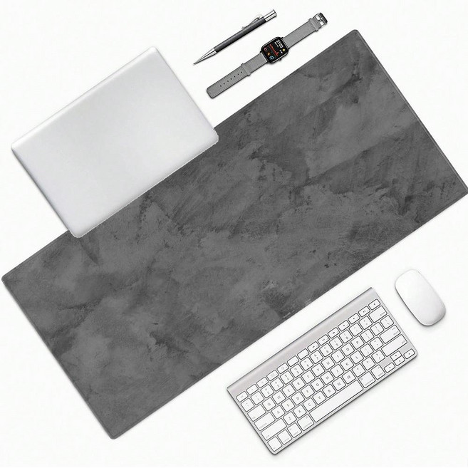 그레이 마우스패드 오피스 게임 절제된 고급스러움 400X800X3MM, 1개, 스타일 4