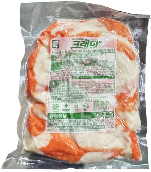 한성 크래미F 1kg 냉동, 1g, 1개