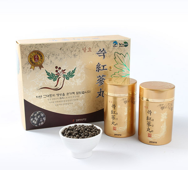 강화약쑥마당 3년숙성 강화 발효쑥 홍삼환 170g 2개, 1개