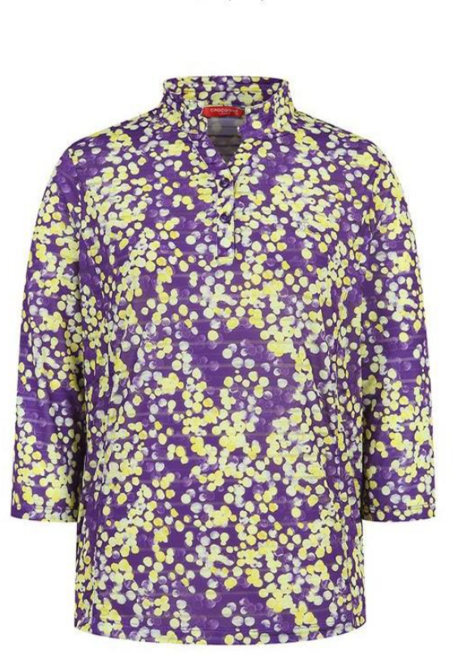 크로커다일레이디 여성용 도트 냉감 7부 티셔츠 CLCMTS215