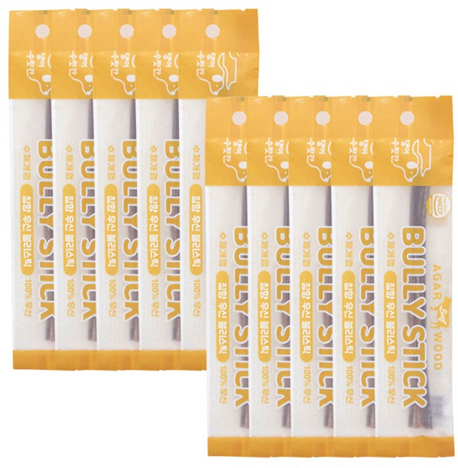 댕이수랏간 침향 우신 불리스틱 강아지 수제간식 덴탈 개껌, 80g, 2박스, 소우신