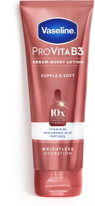 바세린 프로 비타 B3 세럼-버스트 로션 서플 & 소프트, 1개, 222ml