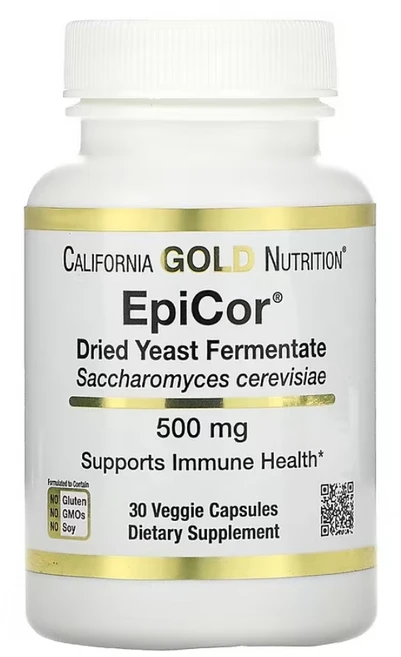 캘리포니아골드뉴트리션 EPiCor 건조 효모 발효 500mg 30캡슐, 30정, 1개 - 쿠팡
