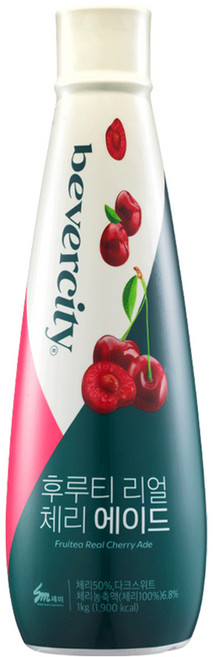 세미 베버시티 리얼 체리 에이드 1kg, 세미 후루티 리얼 체리에이드 1kg, 1개